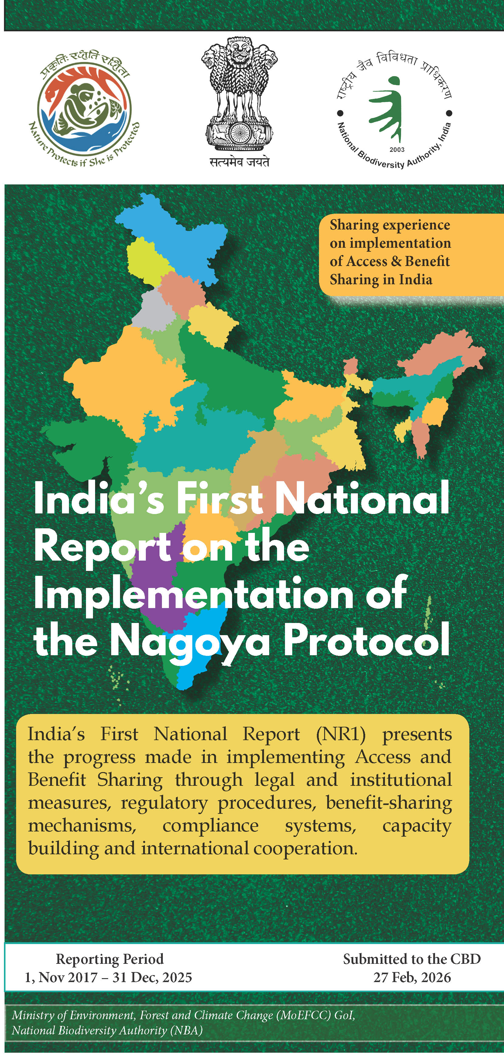 National Report 1 on  Implementation of Nagoya Protocol